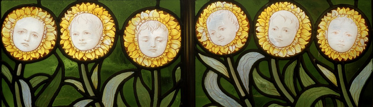 Mary, Mary, právě naopak, Detail květin, 1886 od Edward Holmes Jewitt