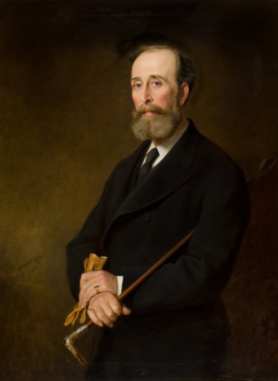Sir William Ogilvy Dalgleish z Errol Park (1832-1913) od Edward Hughes