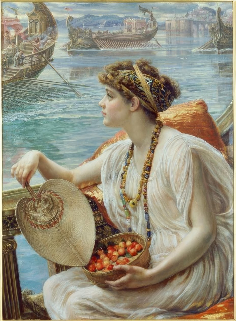 Závod římských lodí od Edward John Poynter