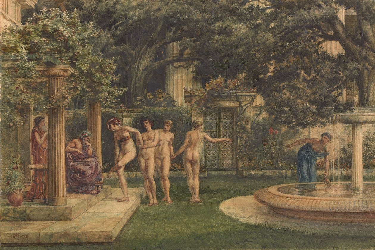 Návštěva u Aesculapia, 1875 od Edward John Poynter