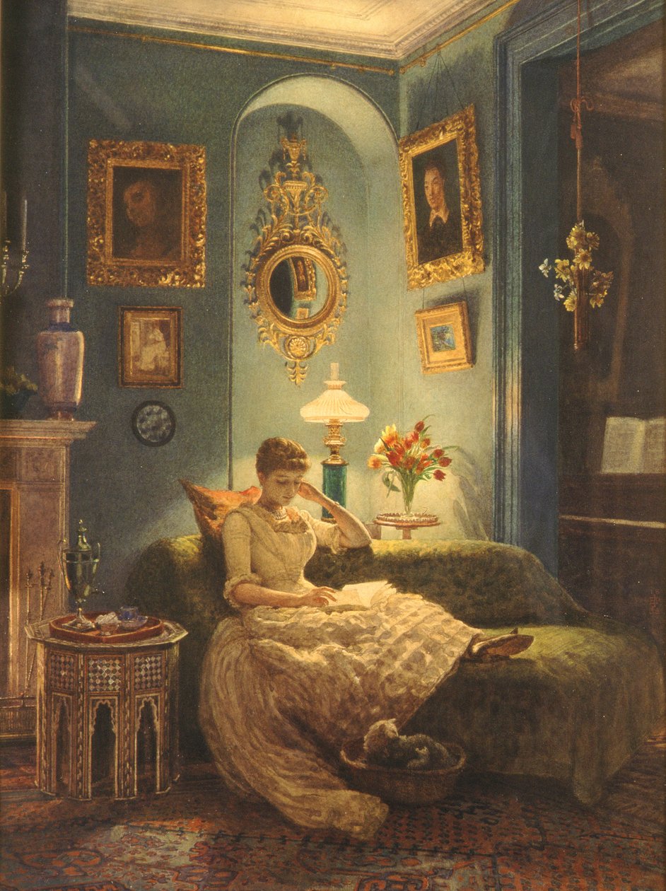 Večer doma, 1888 od Edward John Poynter