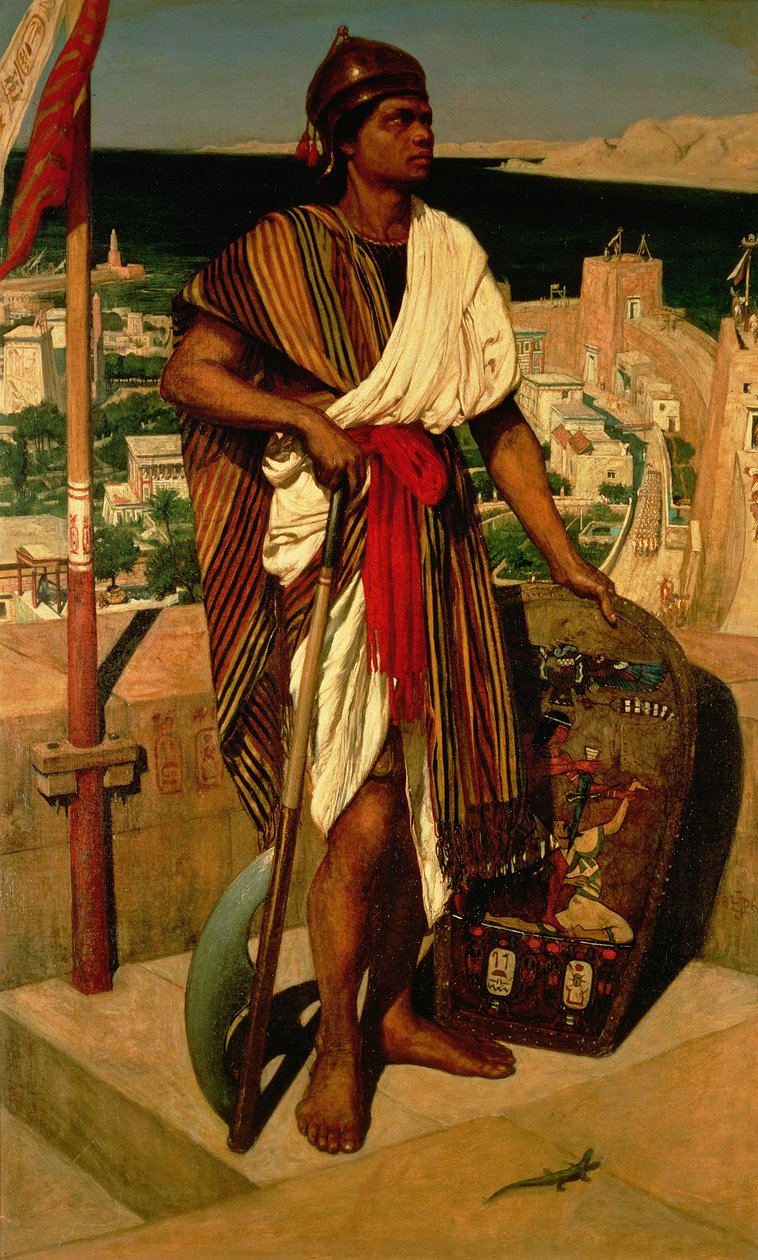Na stráž za časů faraonů od Edward John Poynter
