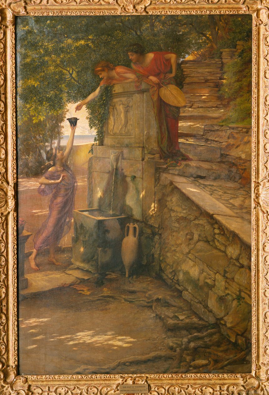 Tantalův pohár od Edward John Poynter
