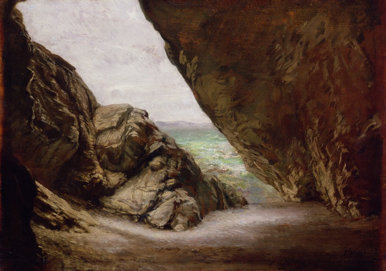 Jeskyně v Tintagelu, 1903 od Edward John Poynter