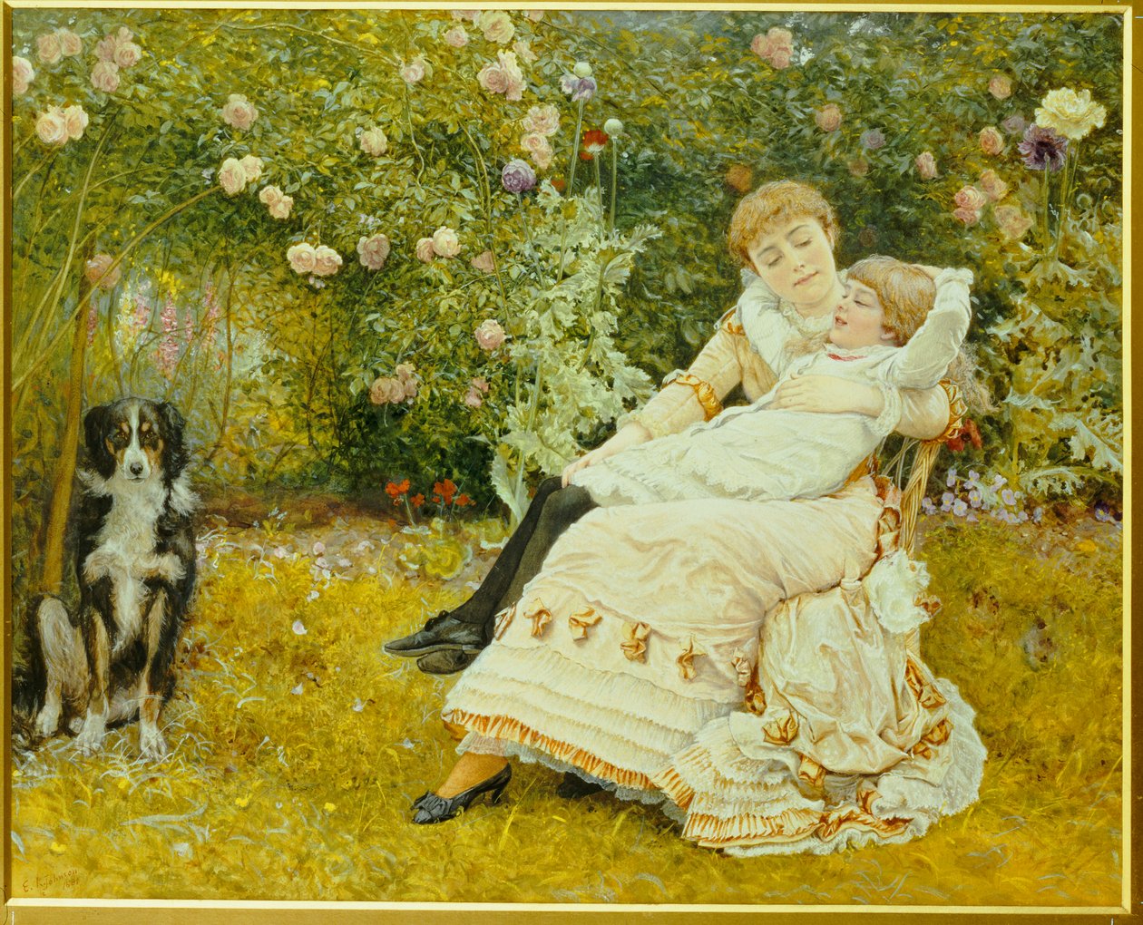 Příjemné hodiny, 1881 od Edward Killingworth Johnson