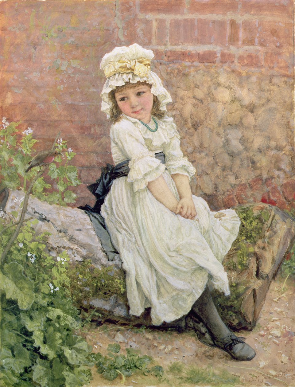 The New Friend, 1880 (Wc zvýšené o bílou) od Edward Killingworth Johnson