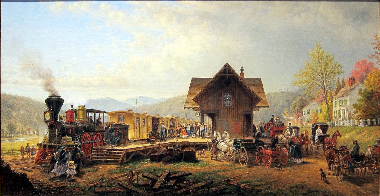 NY Met Lansom henry ubytování od Edward Lamson Henry