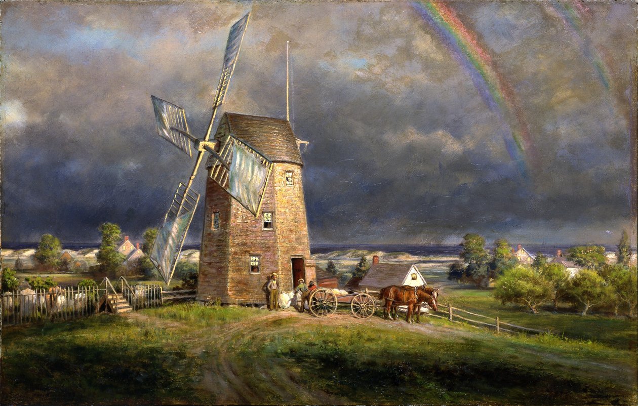 Old Hook Mill, Easthampton od Edward Lamson Henry
