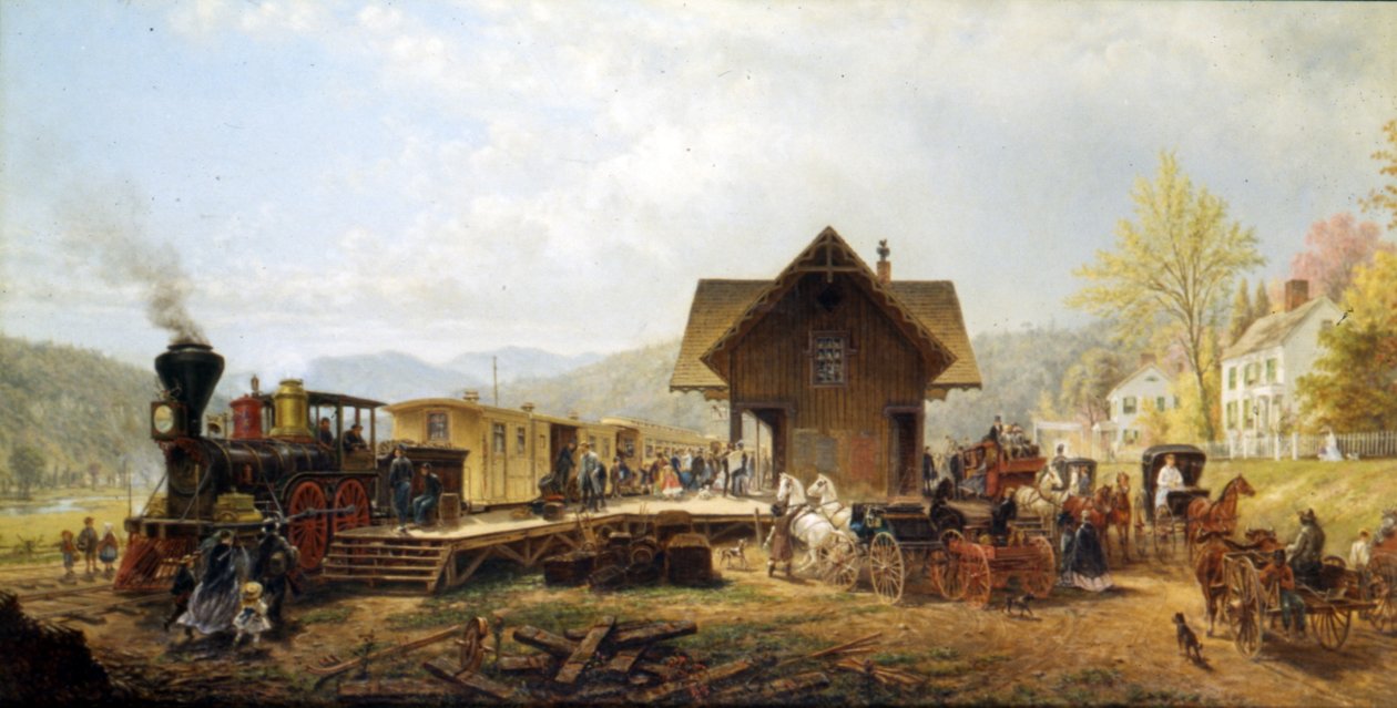Vlak 945 od Edward Lamson Henry
