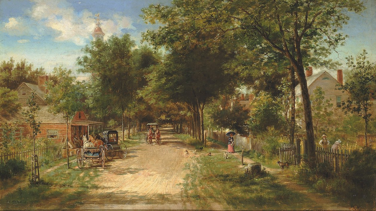 Venkovský obchod od Edward Lamson Henry