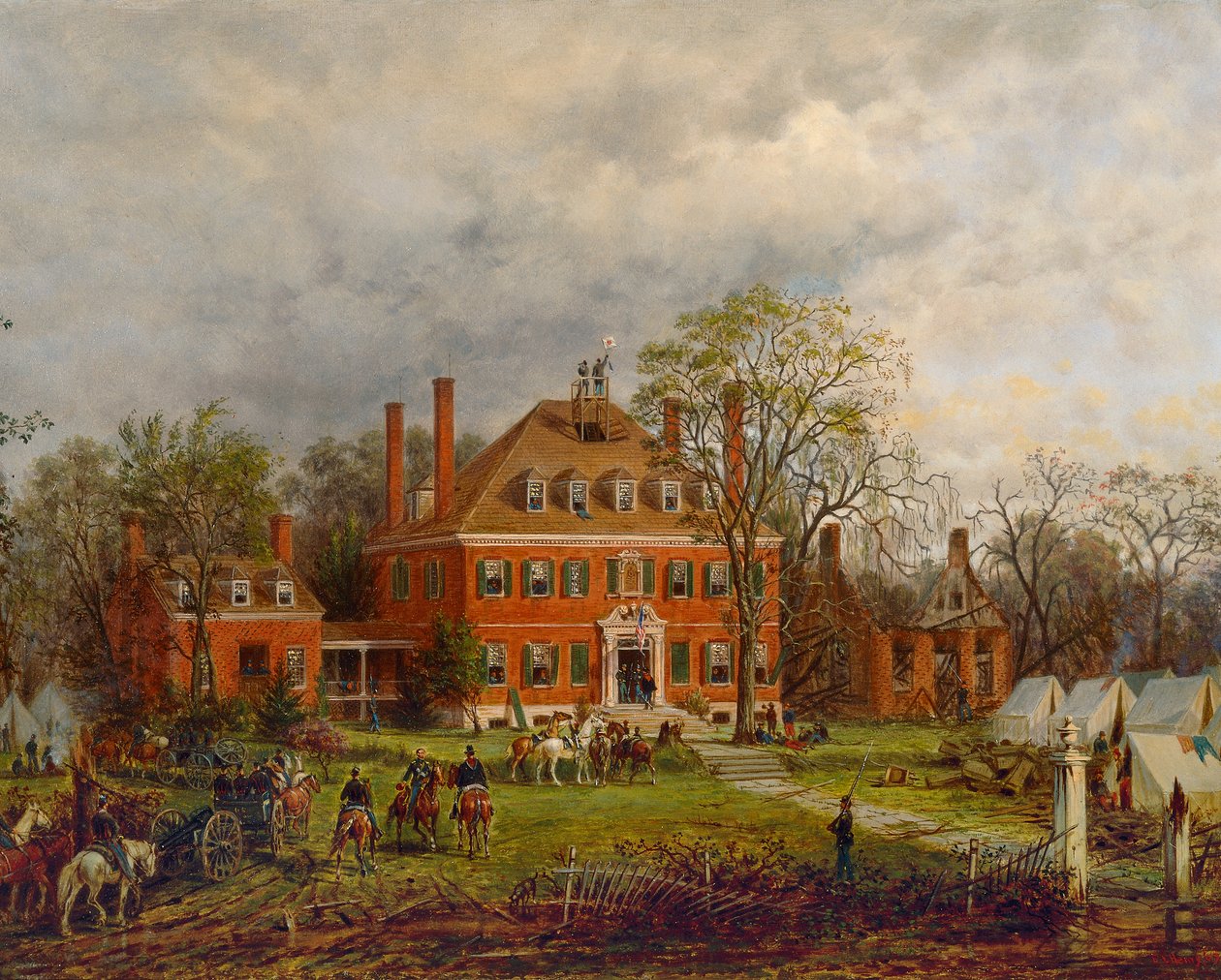 Dům Old Westover od Edward Lamson Henry