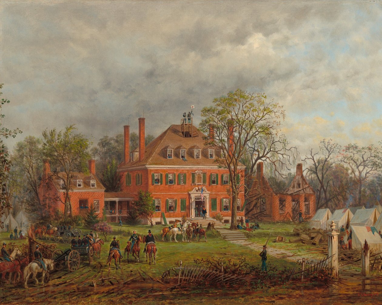 Starý dům Westover od Edward Lamson Henry