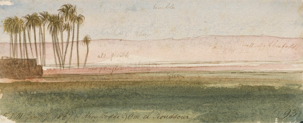 (Šejk Abu Fodde) Om el Koussour od Edward Lear