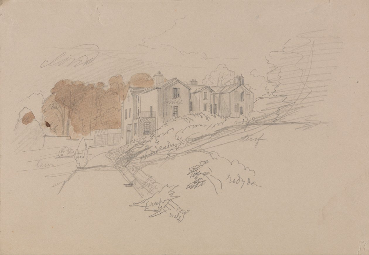 Venkovský dům od Edward Lear