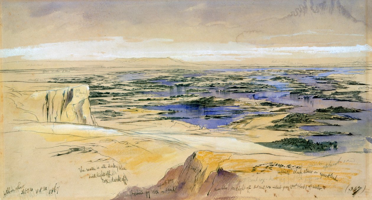 Aboo Seer, 4. února 1867 od Edward Lear