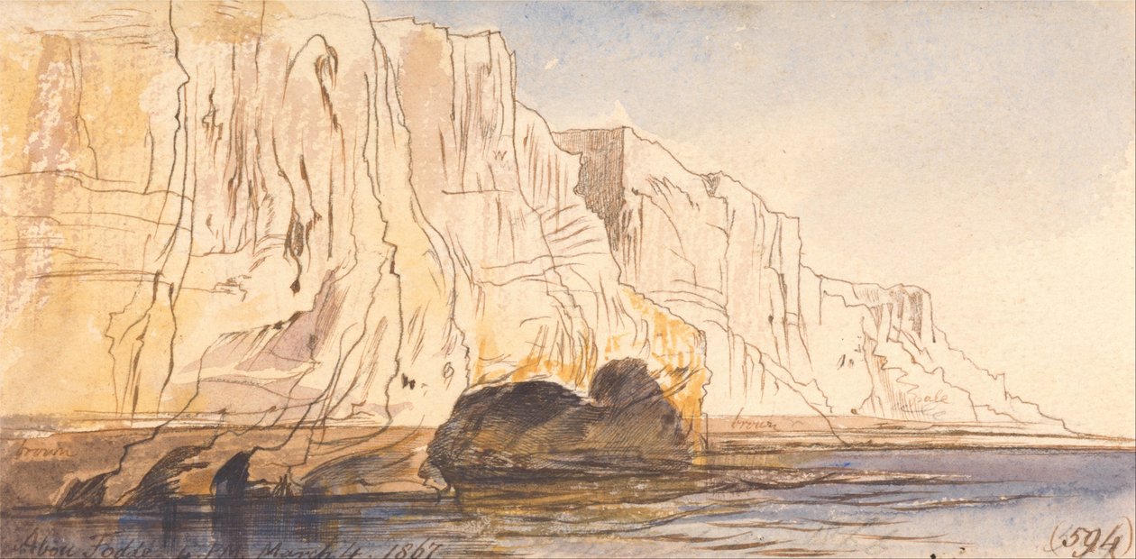 Abu Fodde, 16:00, 4. března 1867 (594) od Edward Lear