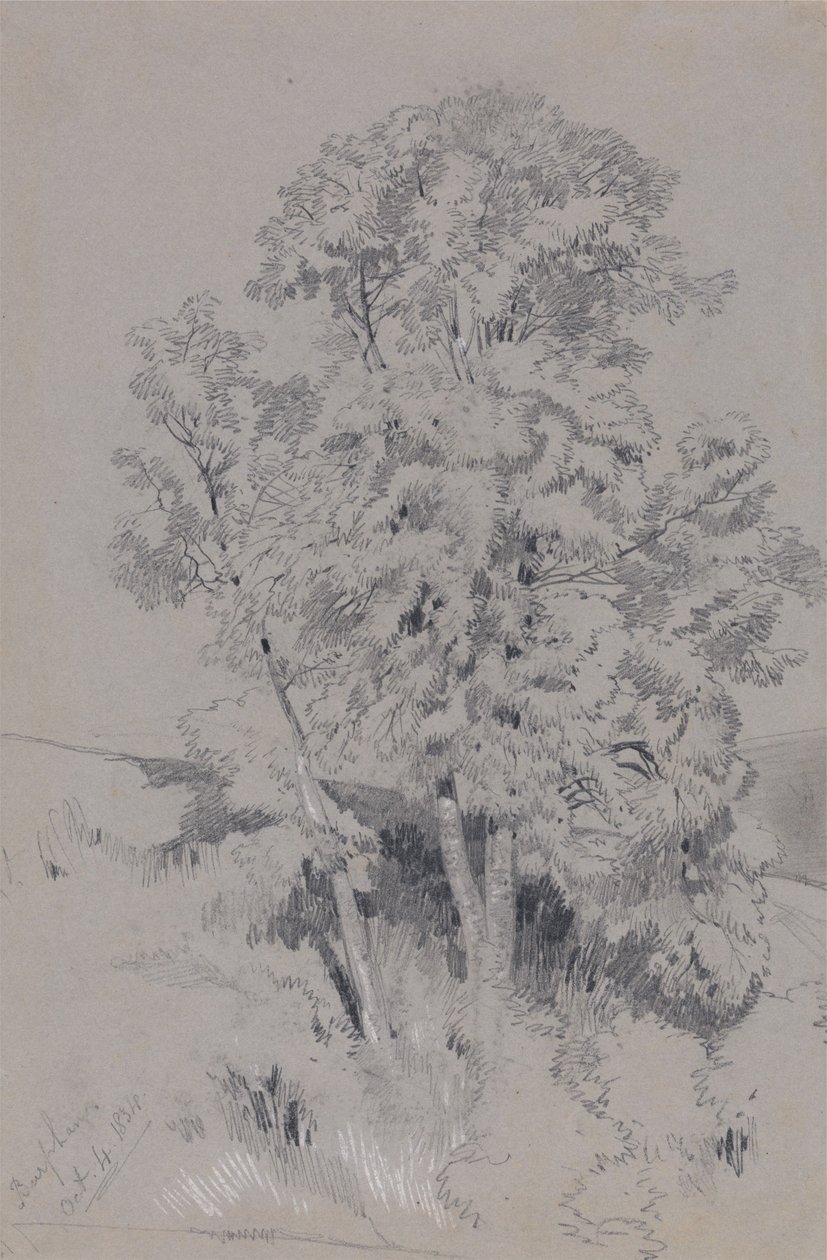 Burpham, 4. října 1834 od Edward Lear