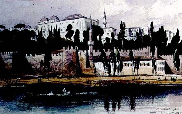 Konstantinopol od Edward Lear