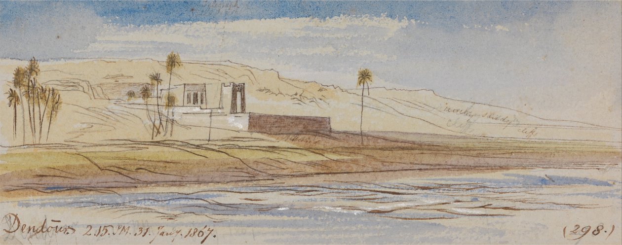 Dendour, 14:15, 31. ledna 1867 (298) od Edward Lear
