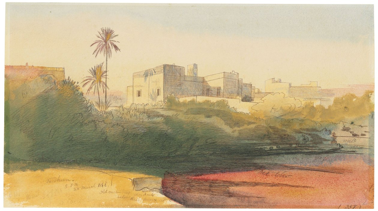 Edward Lear, Tarxien, Malta od Edward Lear