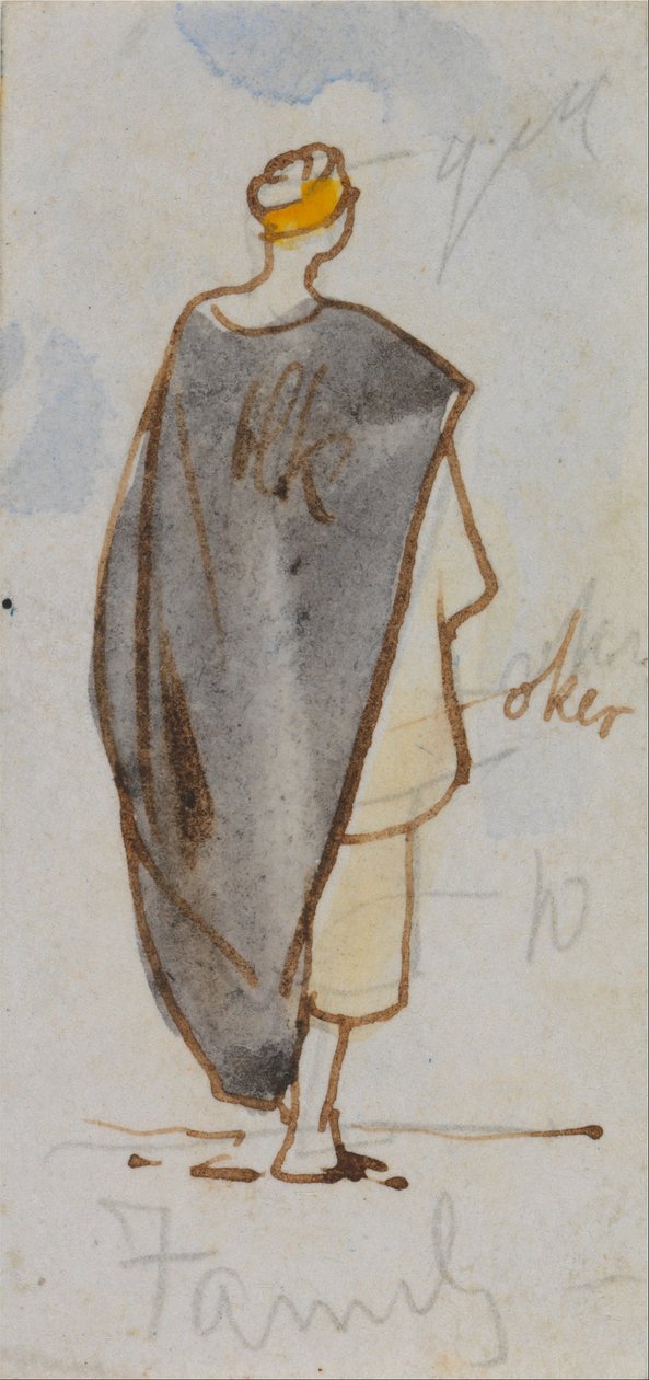 Egyptský muž od Edward Lear