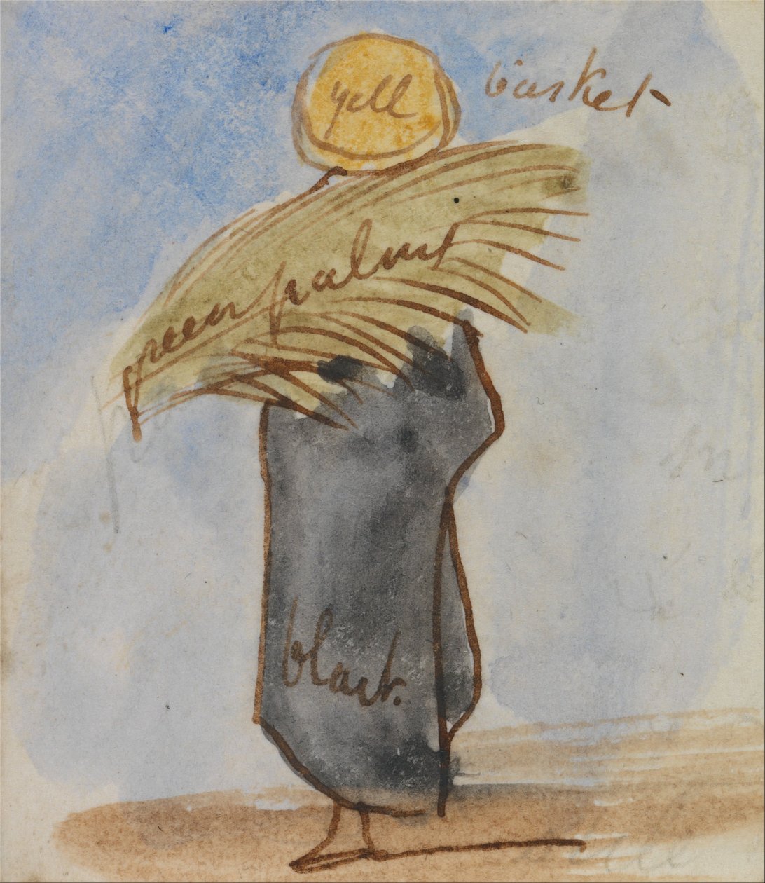 Egyptský muž od Edward Lear