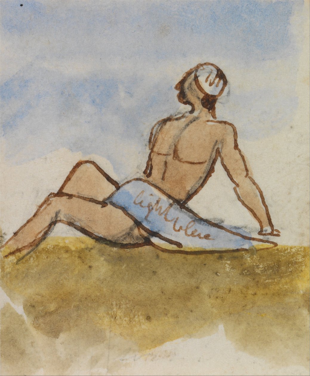 Egyptský muž od Edward Lear