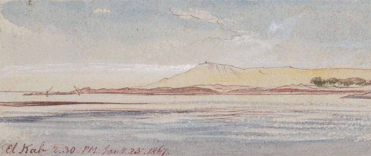 El Kab; 25. ledna 1867, 14:30 od Edward Lear