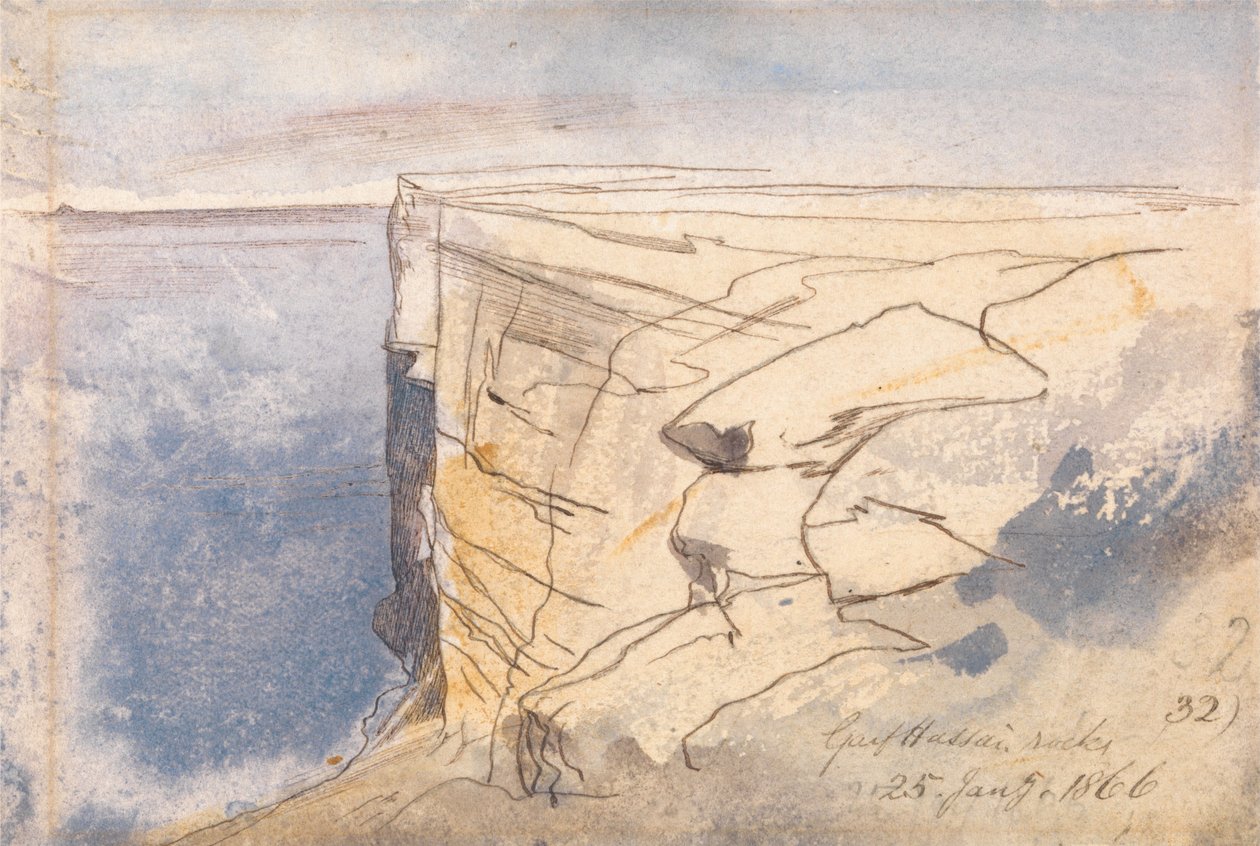 Garf Hassai, Malta od Edward Lear