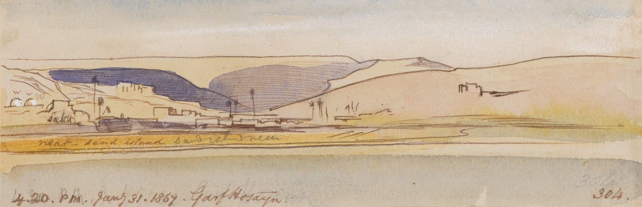 Garf Hosayn; 31. ledna 1867, 16:20 (304) od Edward Lear