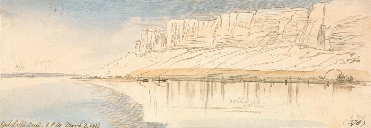 Gebel Sheikh Eredi od Edward Lear