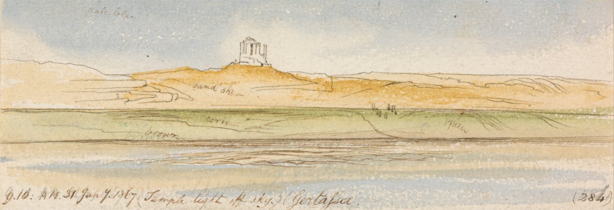 Gertassee, 9:10, 31. ledna 1867 (284) od Edward Lear