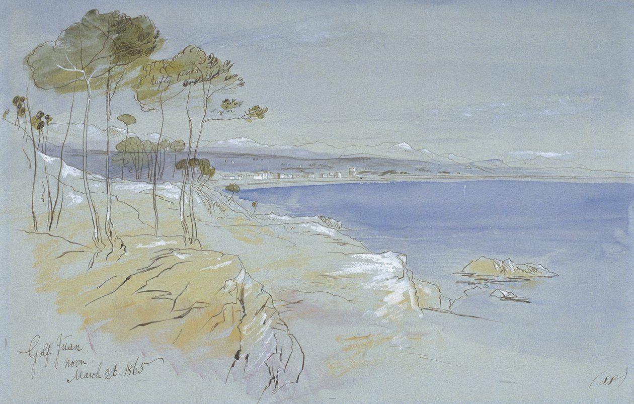 Golf Juan, poledne od Edward Lear