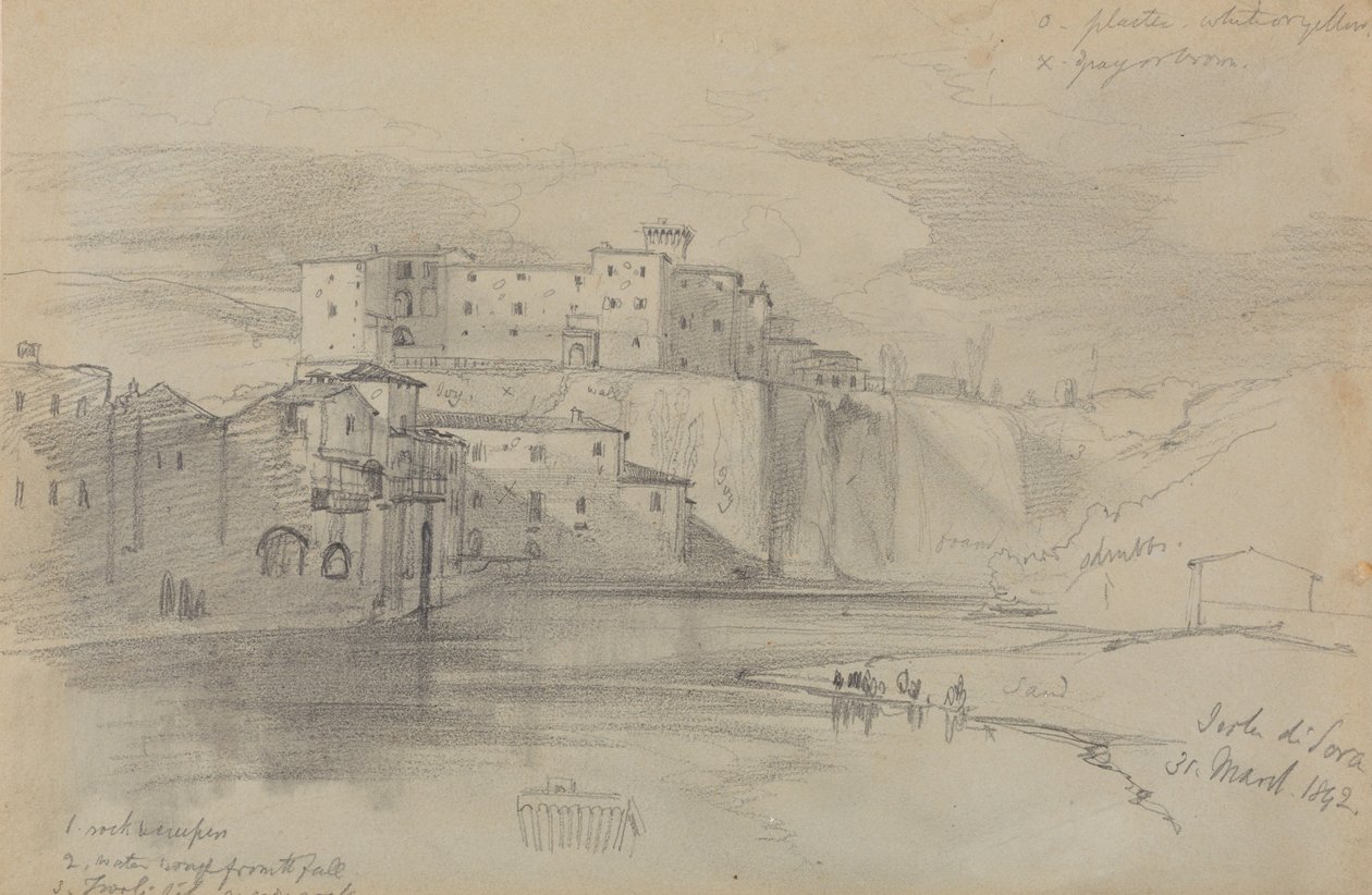 Ostrov Sora, 31. března 1842 od Edward Lear
