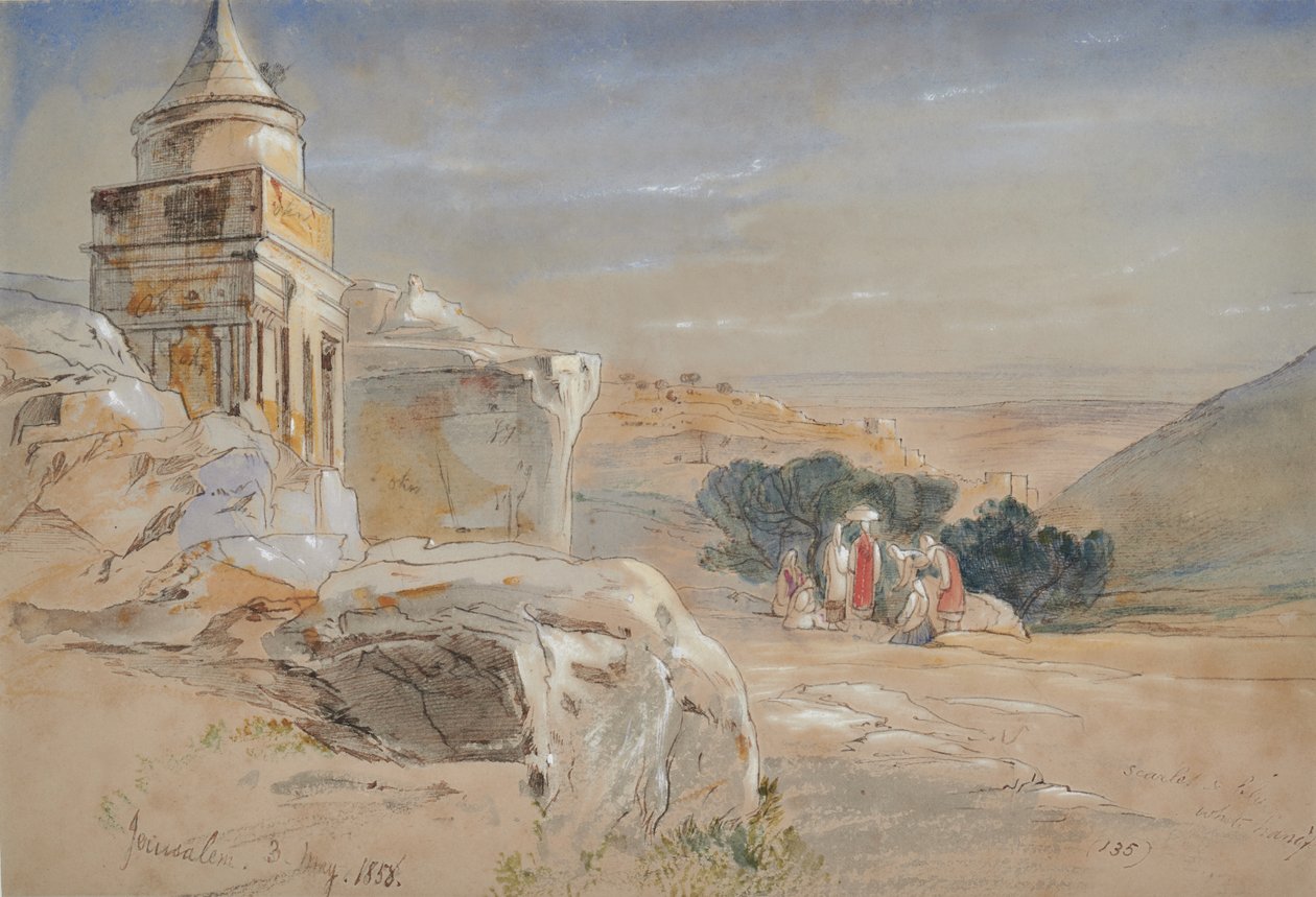 Jeruzalém 3 od Edward Lear