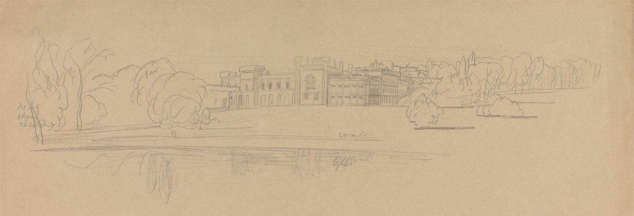Knowsley Hall od Edward Lear