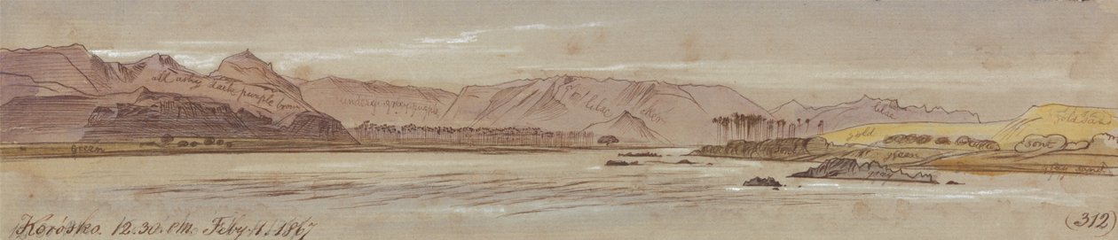 Korosko od Edward Lear