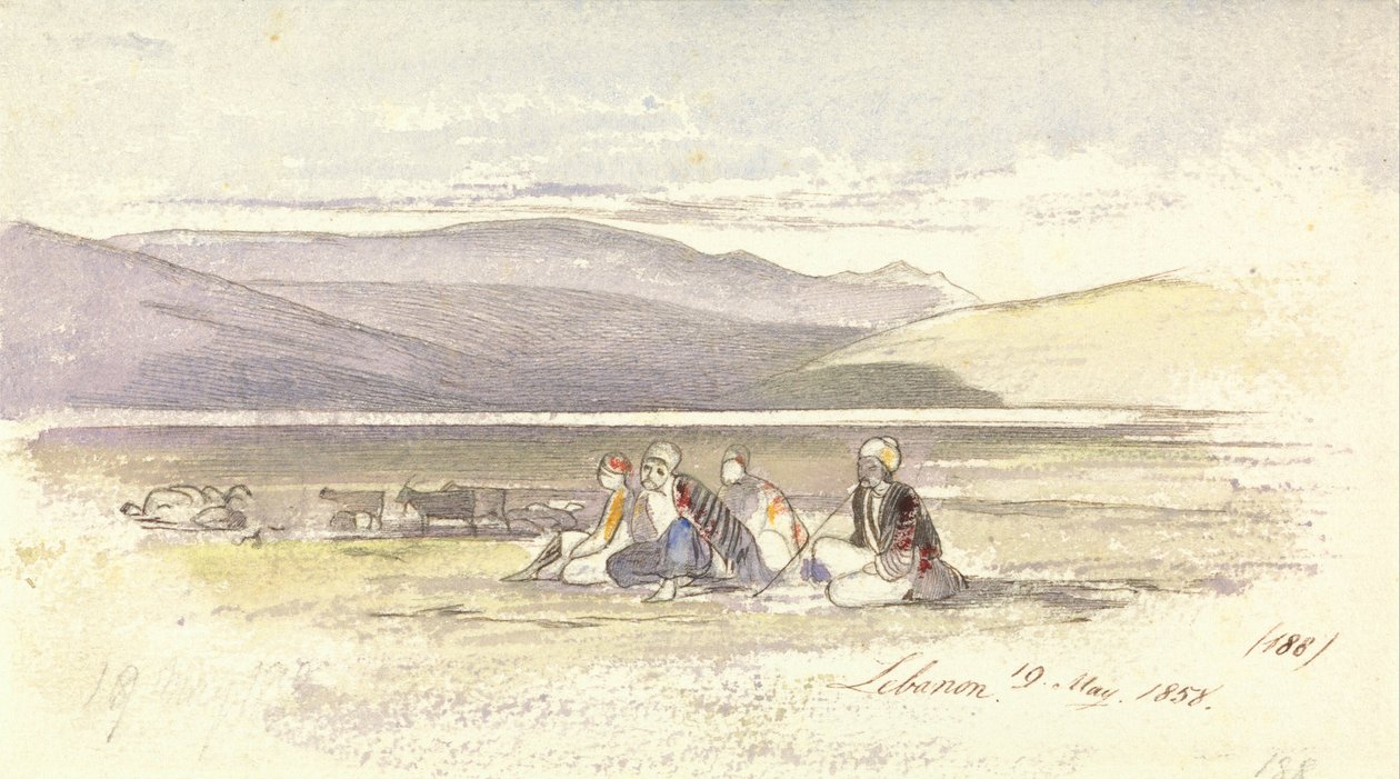 Libanon od Edward Lear