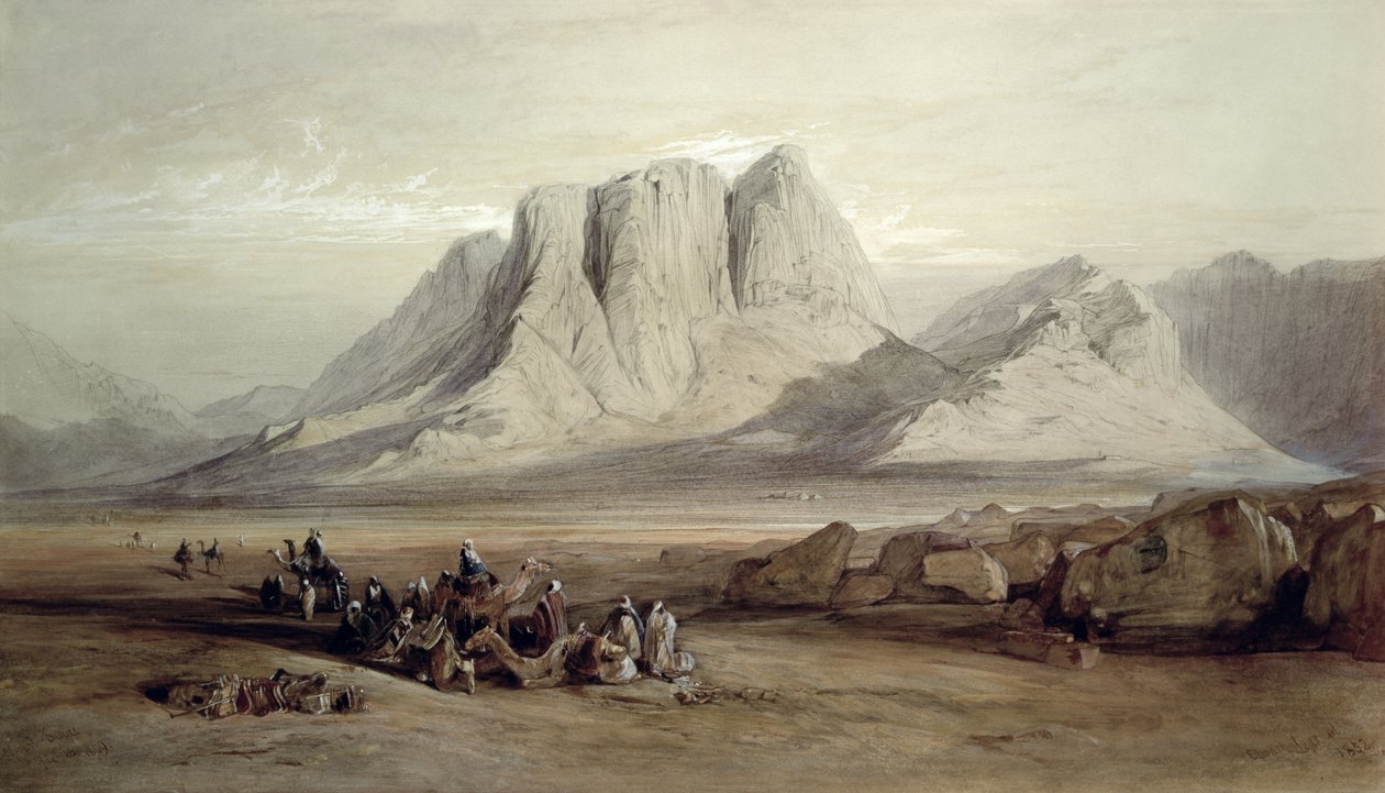 Mount Sinai, 26. ledna 1849 od Edward Lear