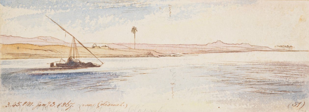 Nedaleko Colosanehu; 3. ledna 1867, 15:45 (51) od Edward Lear