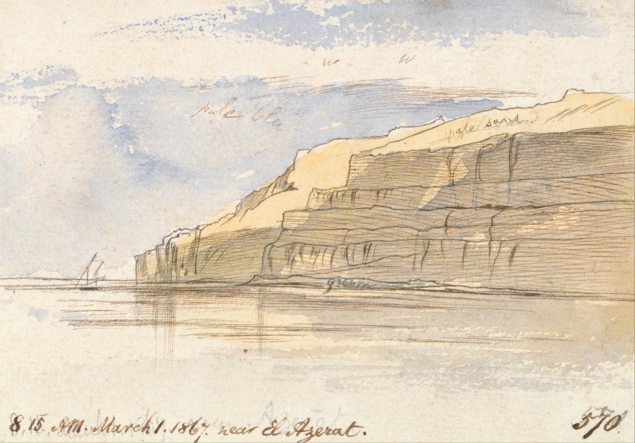 Poblíž El Azerat od Edward Lear