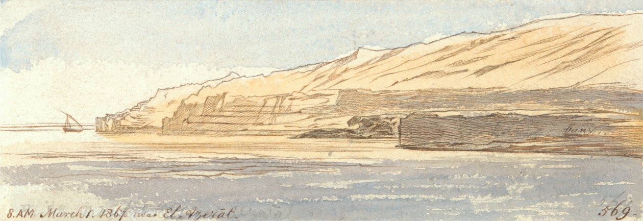 Poblíž El Azerat od Edward Lear