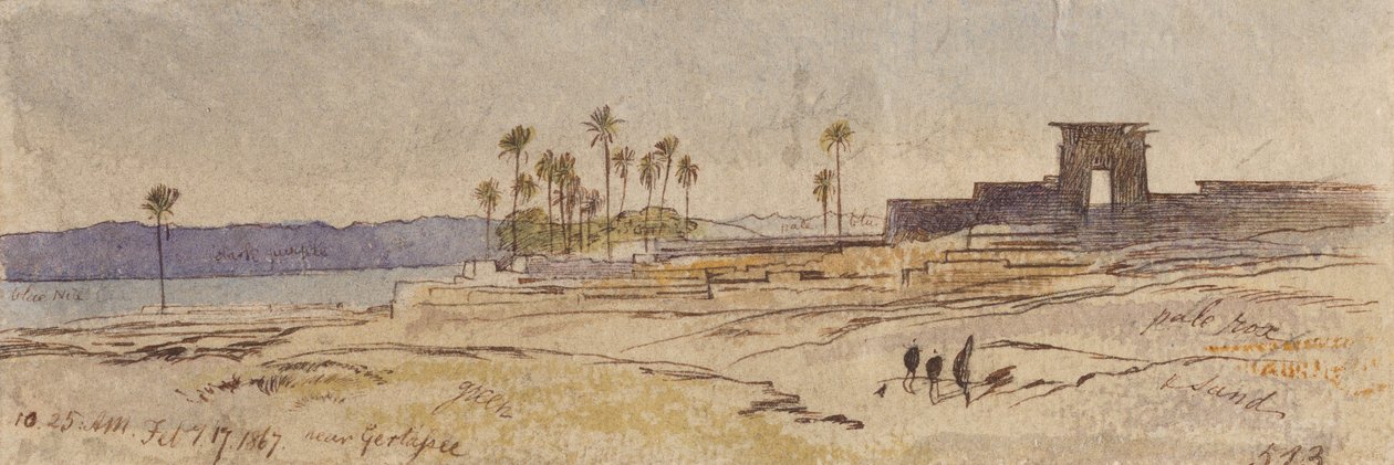 Nedaleko Gertassee; 17. února 1867, 10:25 dopoledne (513) od Edward Lear