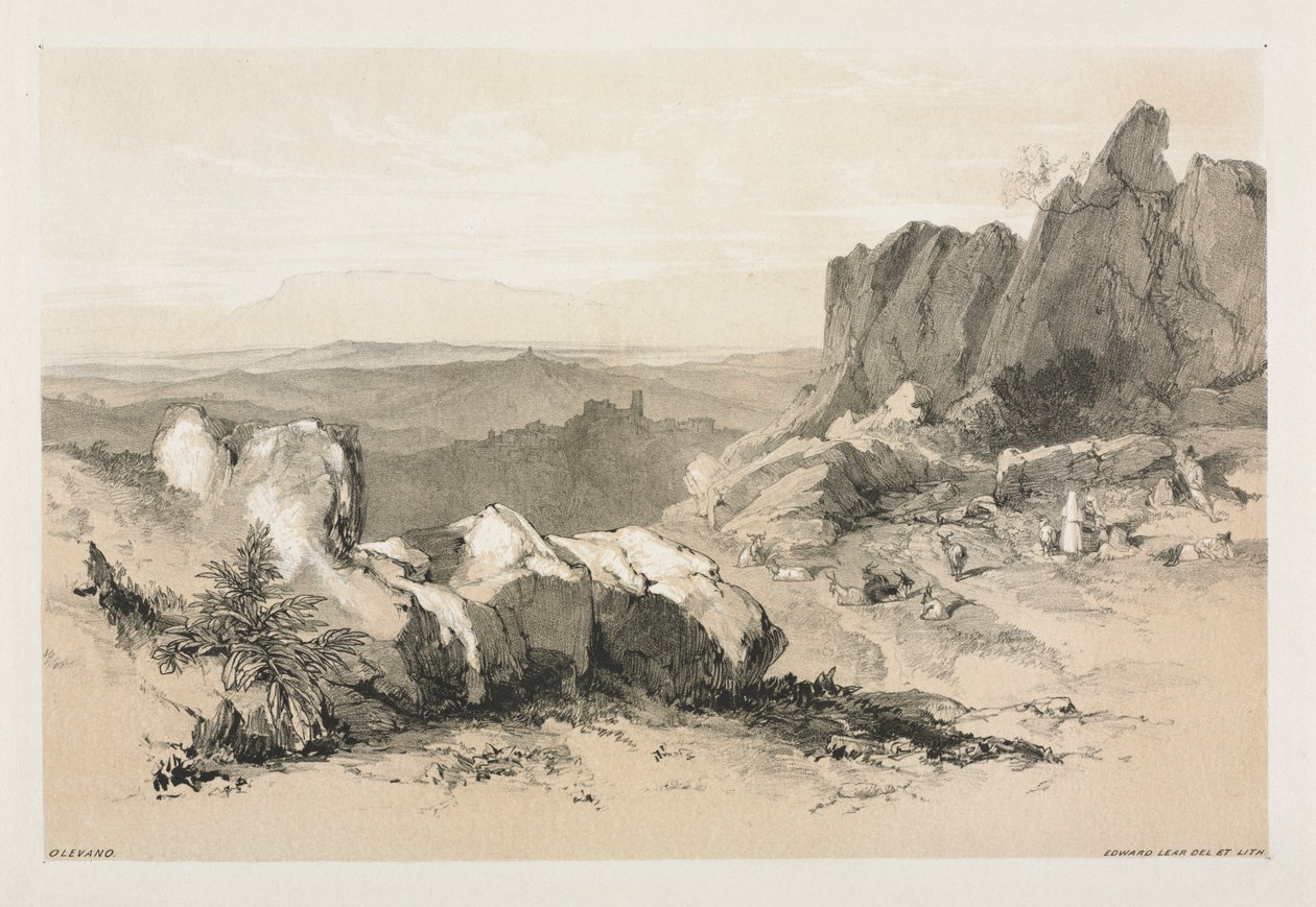 Olevano od Edward Lear