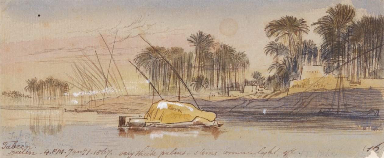 Tabeen Berlin, 16:00, 1. ledna 1867 (16) od Edward Lear