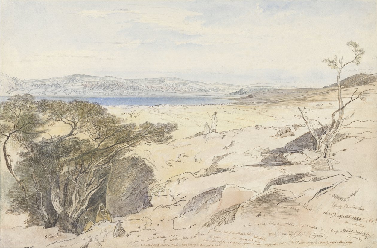 Mrtvé moře od Edward Lear