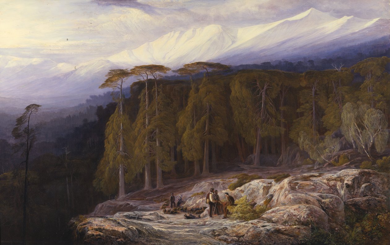 Les Valdoniello, Korsika, 1869. od Edward Lear