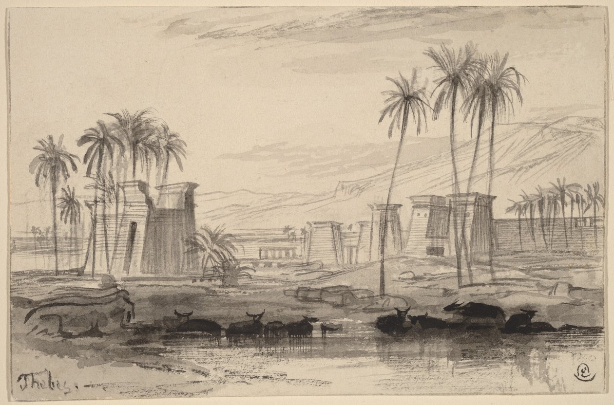 Théby od Edward Lear
