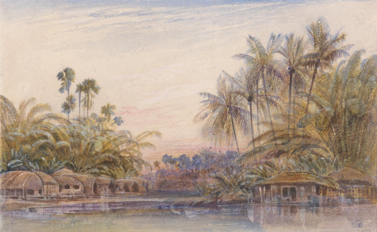 Tollygunge, Kalkata od Edward Lear