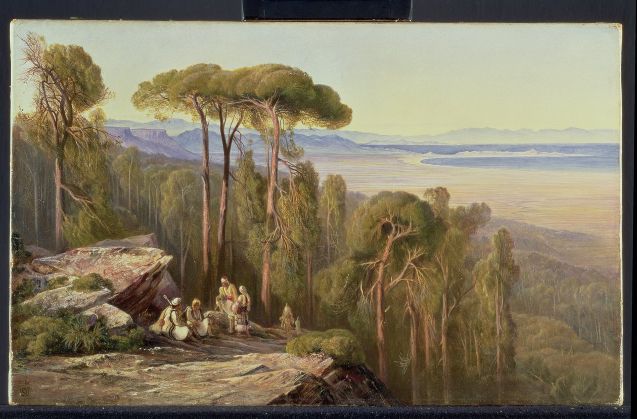 Cestovatelé v lese od Edward Lear